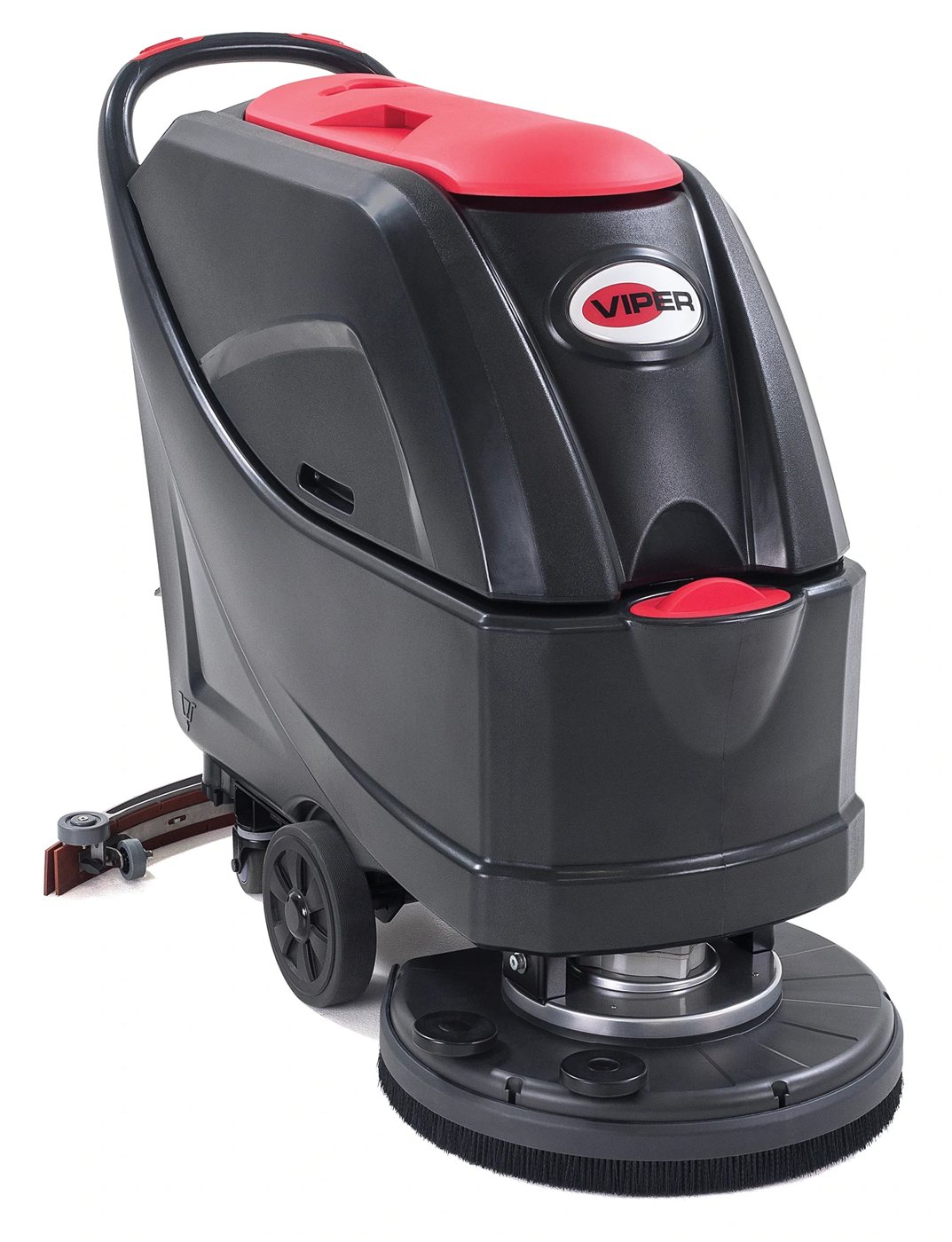 Viper AS5160T 20 inch walk-behind floor scrubber with brush and splash skirt