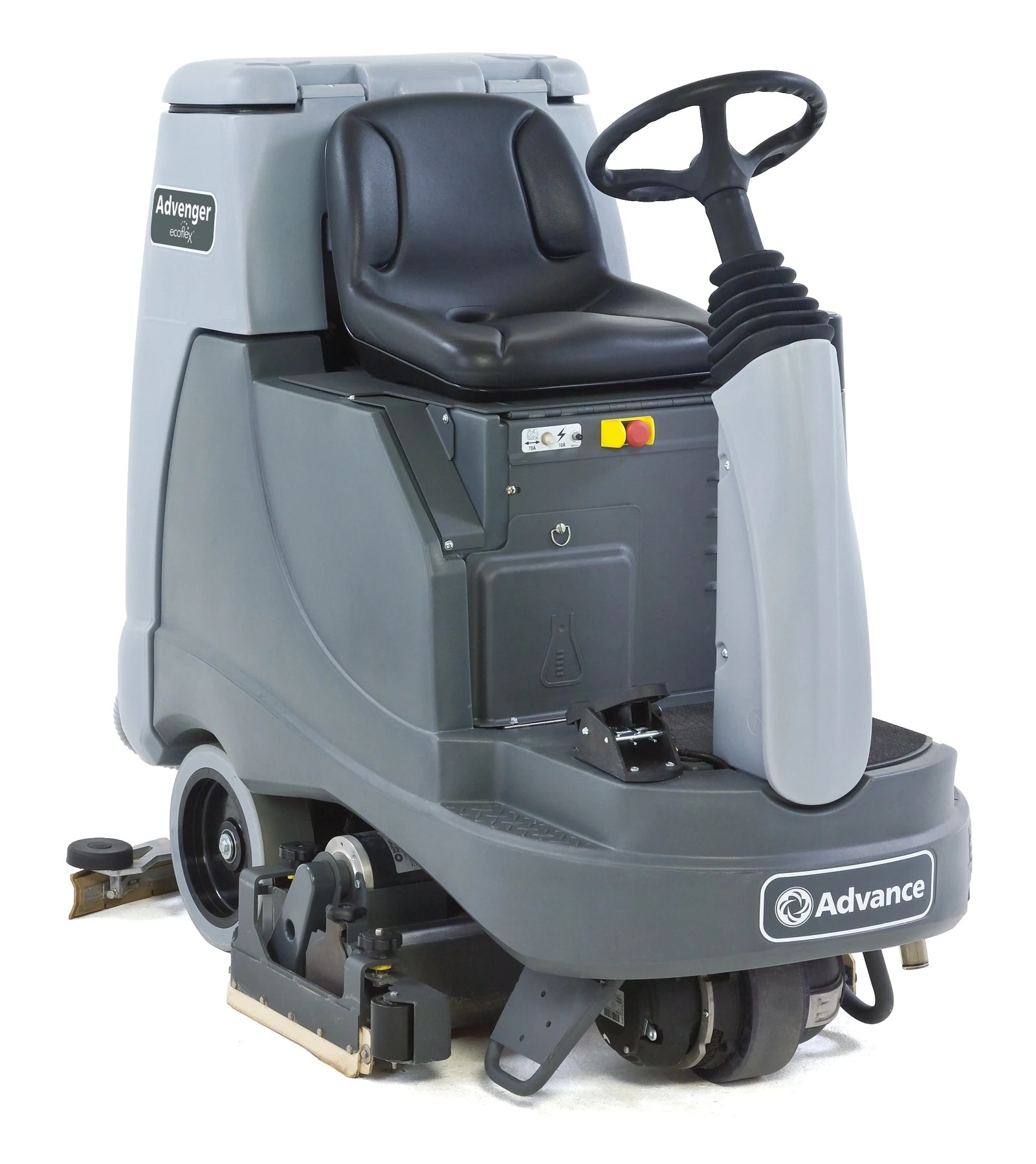 Advance Advenger X2805C cylindrical rider scrubber, right front view