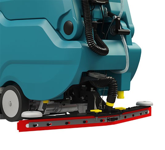 Tennant T390 squeegee with yellow maintenance touch points