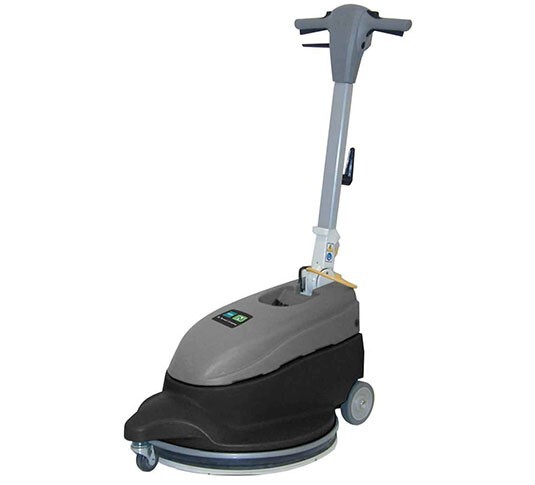 Tennant BR-2000-DC dust control burnisher, front three-quarter view