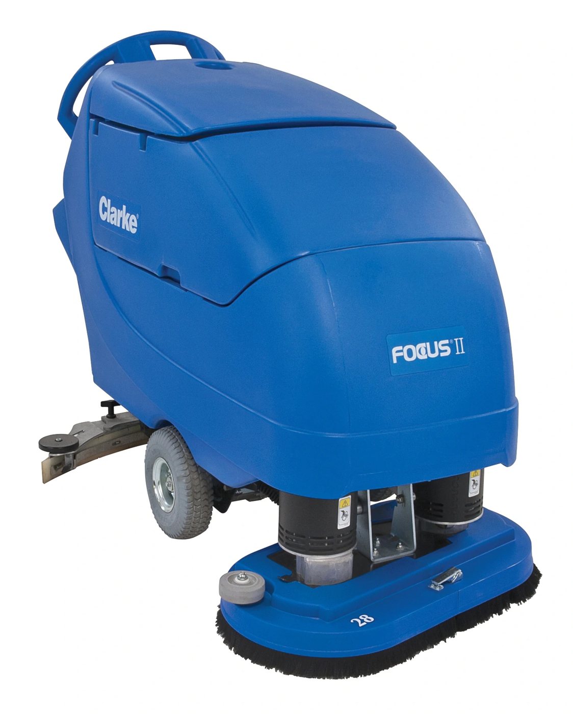 Clarke FOCUS II Disc 28 midsize walk-behind floor scrubber