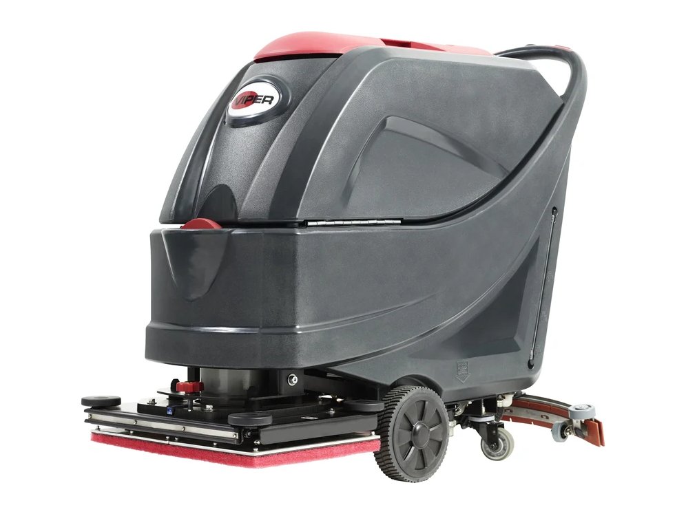 Viper AS5160TO orbital walk-behind floor scrubber, left side view