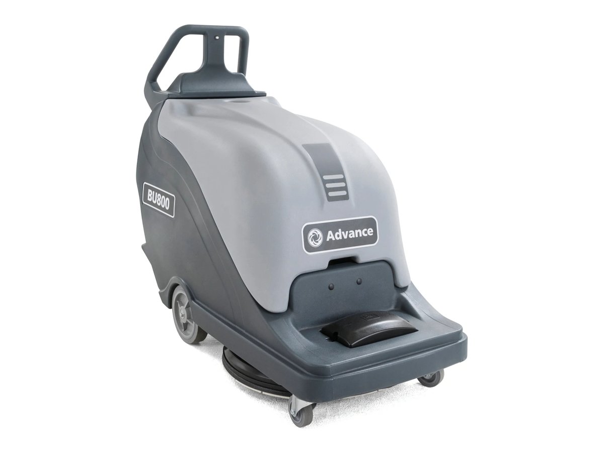 Advance BU800 20-inch battery burnisher, front right view