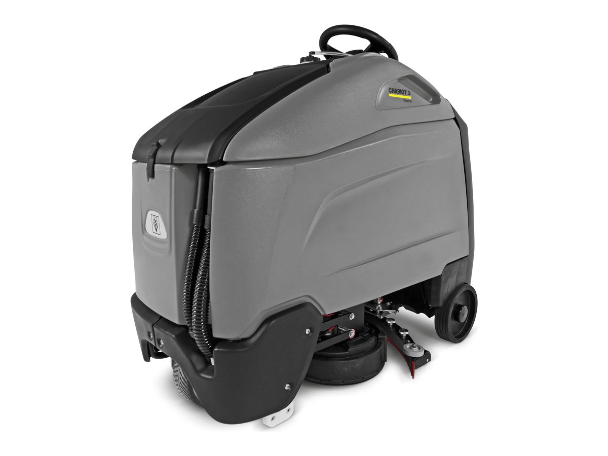 Kärcher Chariot 3 iScrub 26 stand-on floor scrubber with disc scrub deck