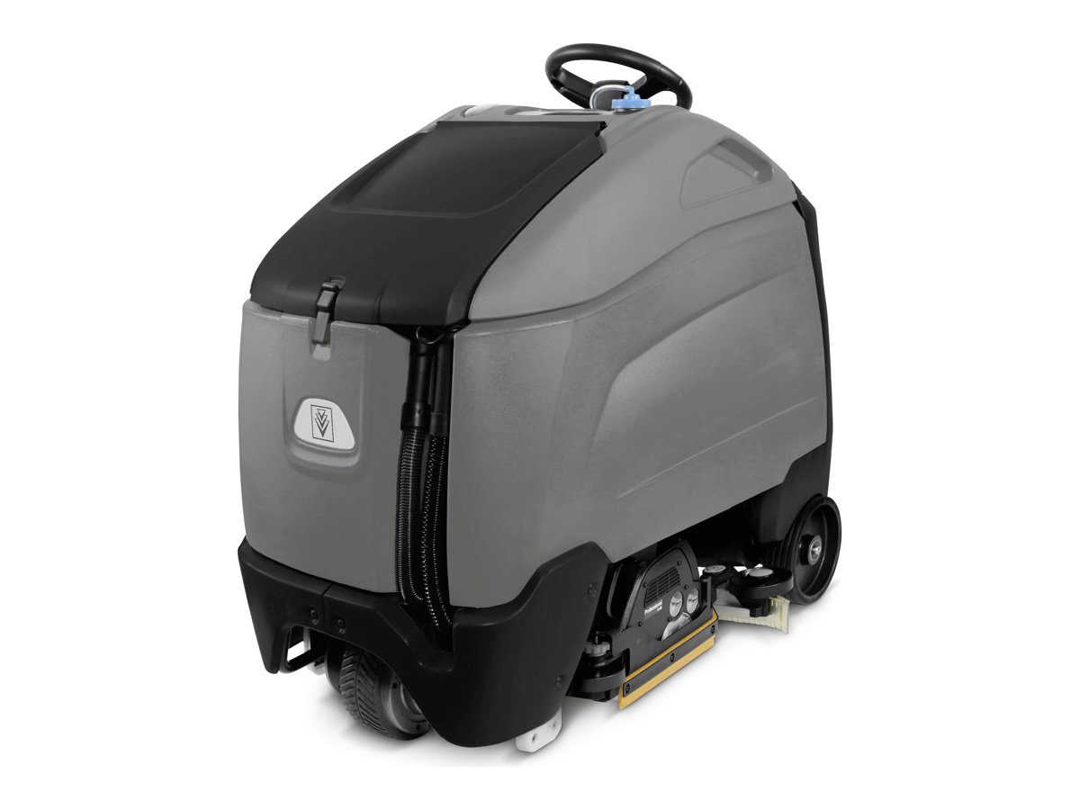 Kärcher Chariot 3 iScrub 26 SP stand-on scrubber with cylindrical scrub deck