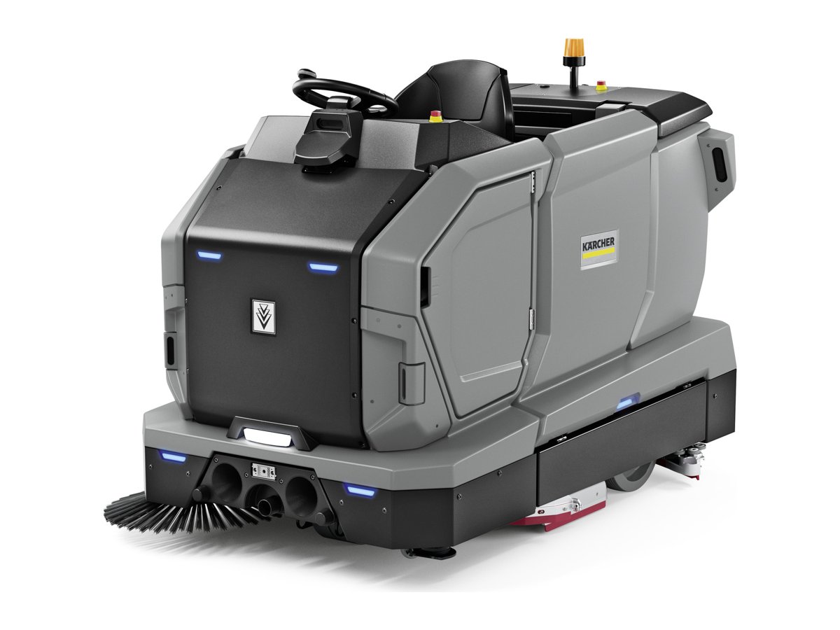 Kärcher KIRA BR 200 autonomous scrubber-dryer with roller brush head and side brush
