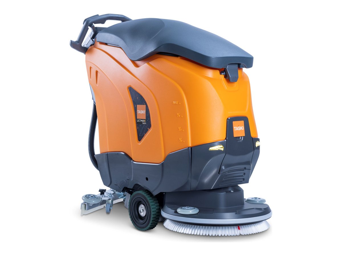 TASKI ULTIMAXX 1900 SD50 single disc walk-behind floor scrubber, right side view
