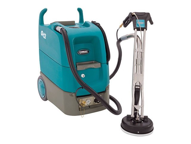 Tennant Q12 multi-surface cleaning machine with hoses and hard surface turbo tool