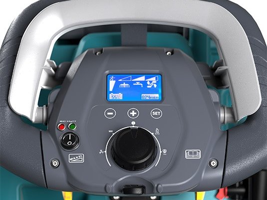 Tennant T291 control panel with LCD display, mode buttons and selector dial