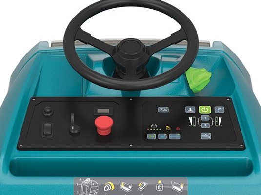 Tennant T350 Pro-Membrane control panel and steering wheel